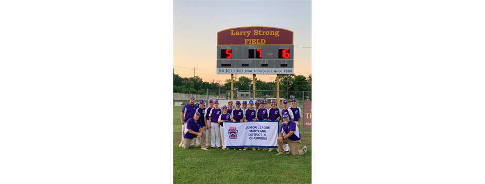 ELL 2022 Junior Baseball All Stars