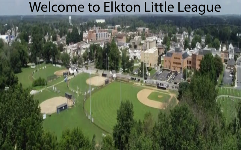 Welcome to Elkton Little League.  Picture from @Del Drone